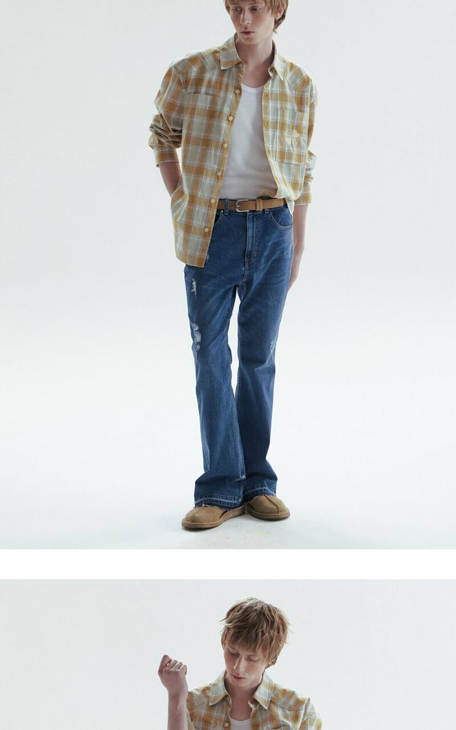 Boots Cut Flare Blue Jeans 부츠컷 플레어진 청바지 상품이미지3