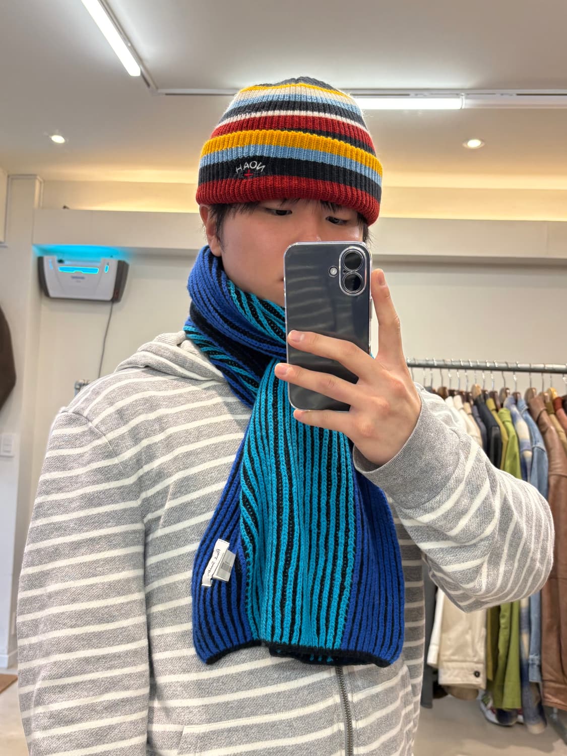 폴스미스 스트라이프 니트 머플러 상품이미지9