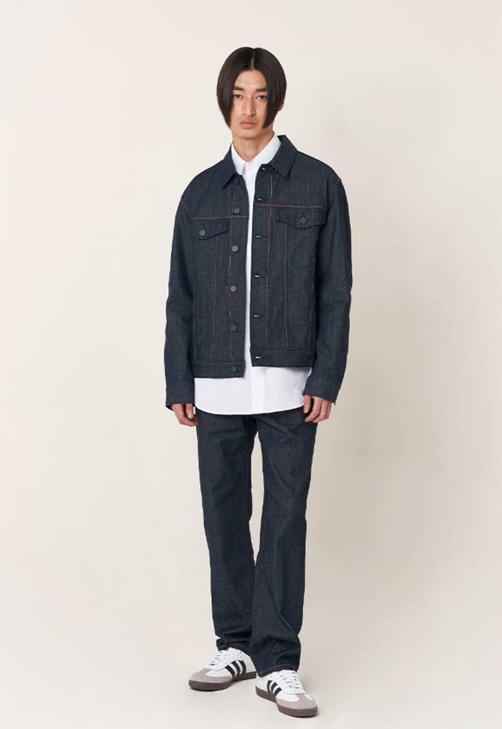 [셋업] 플랙 051E 데님 자켓 & 데님 팬츠 일괄 판매 상품이미지1