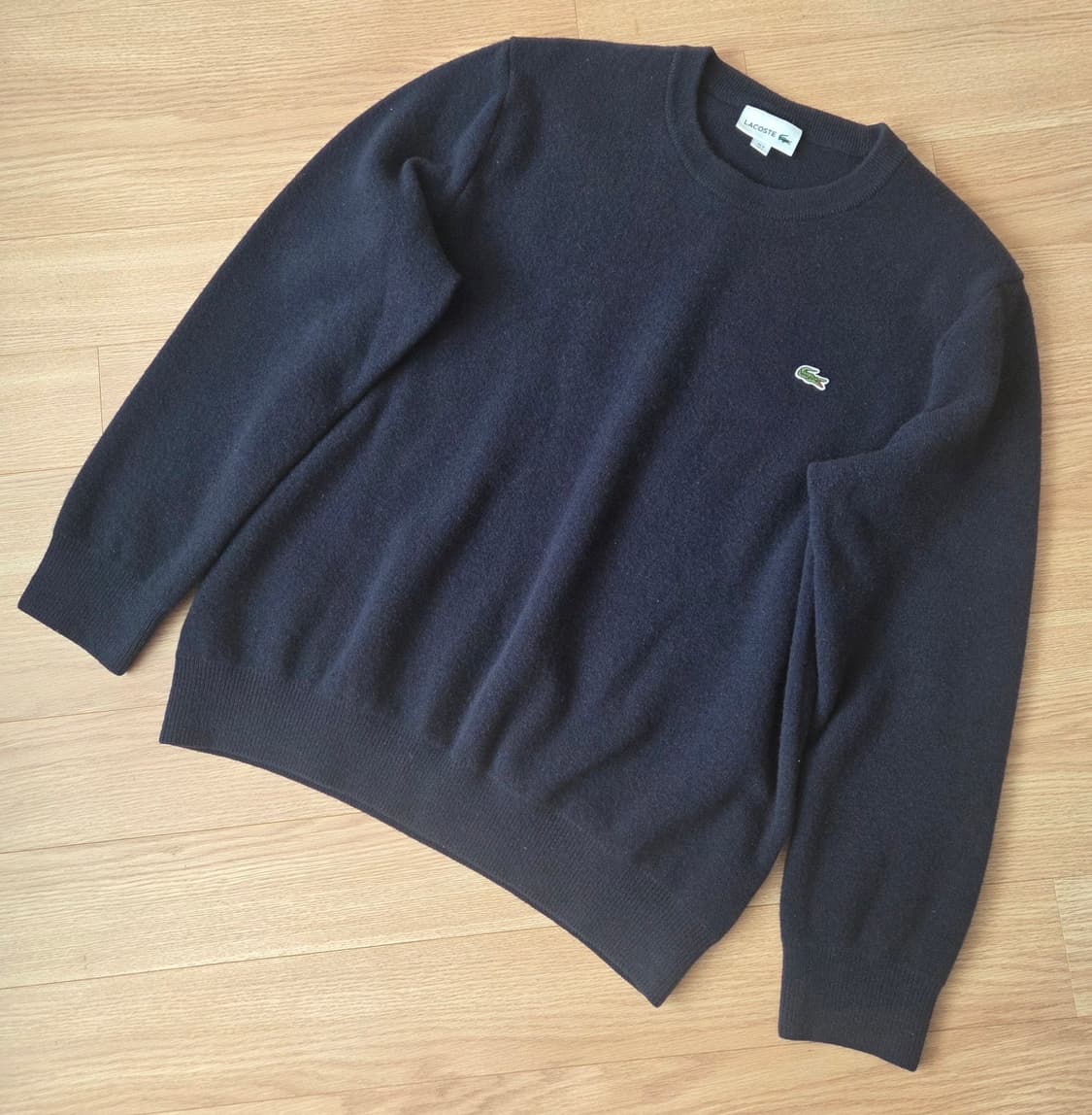 라코스테 네이비 크루넥 니트 상품이미지4