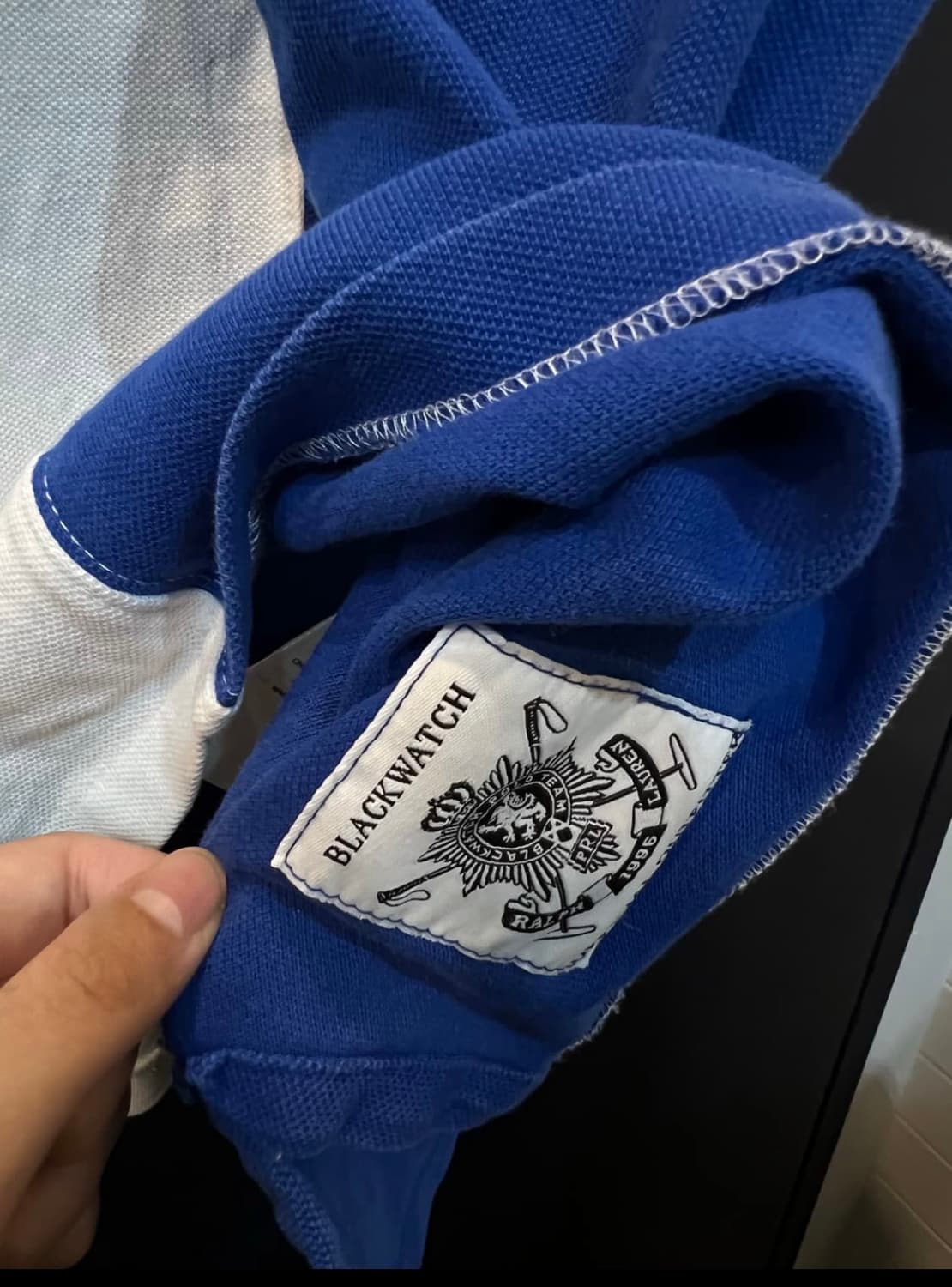 폴로 랄프로렌 1996 블랙와치 카라 반팔 상품이미지4