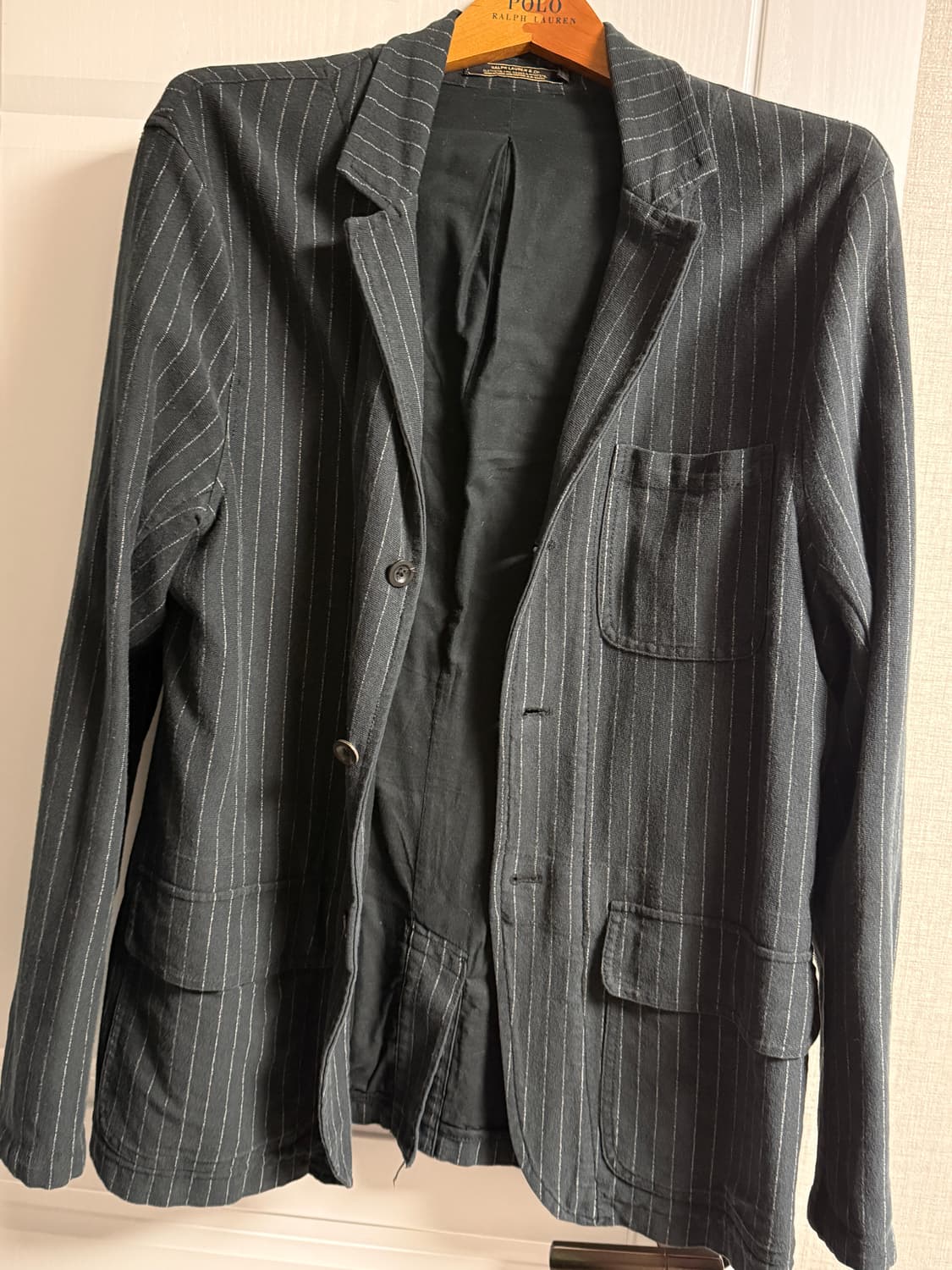폴로 랄프로렌 핀스트라이프 자켓 L 상품이미지1