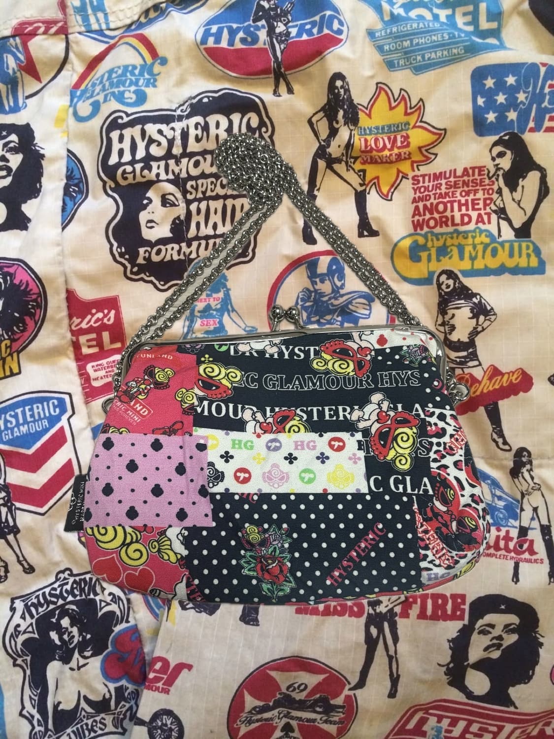 히스테릭 글래머 패치워크 가방 (레어) 상품이미지3