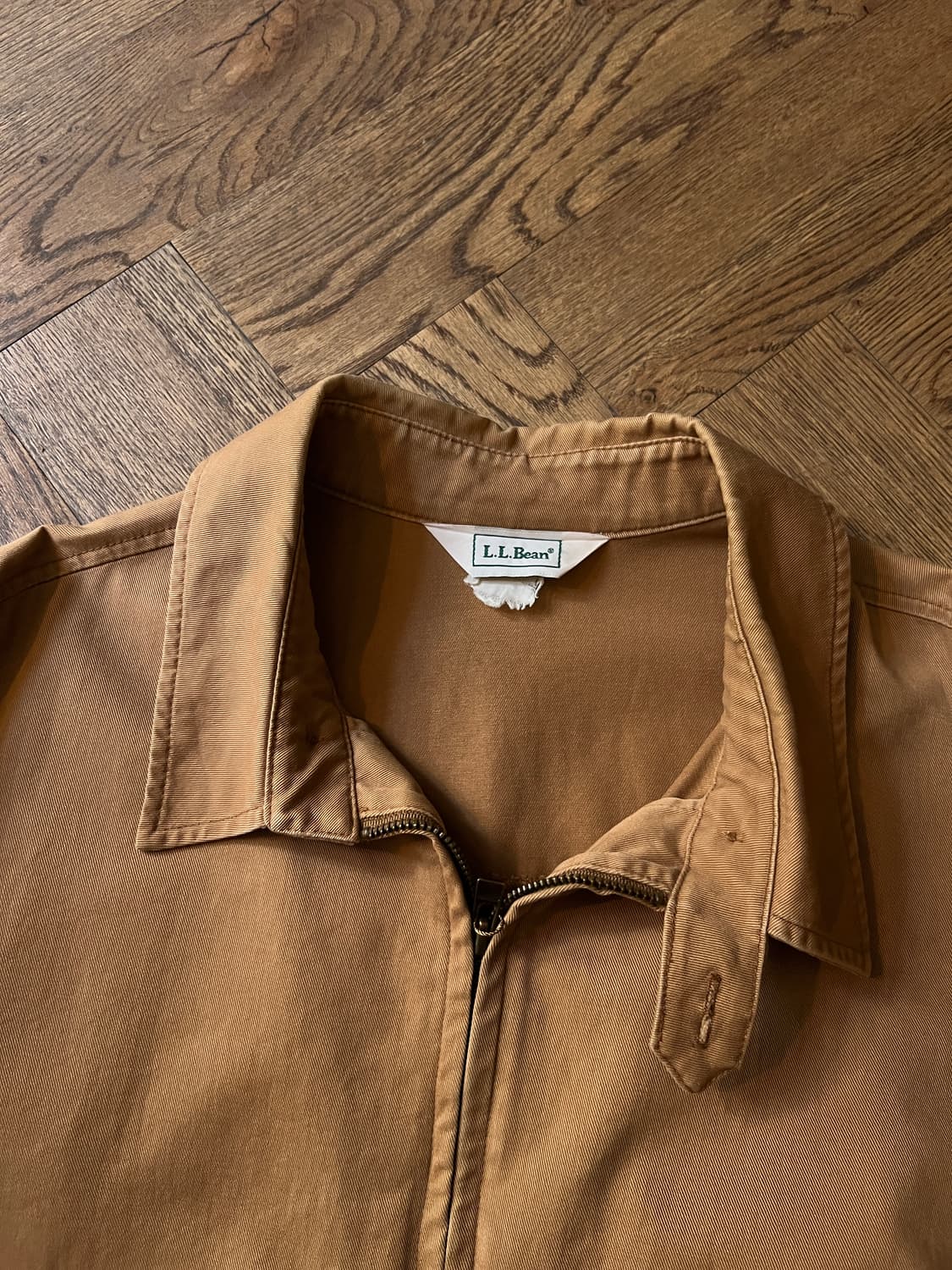 [L]90's 엘엘빈 USA 브라운 드리즐러 자켓 상품이미지2