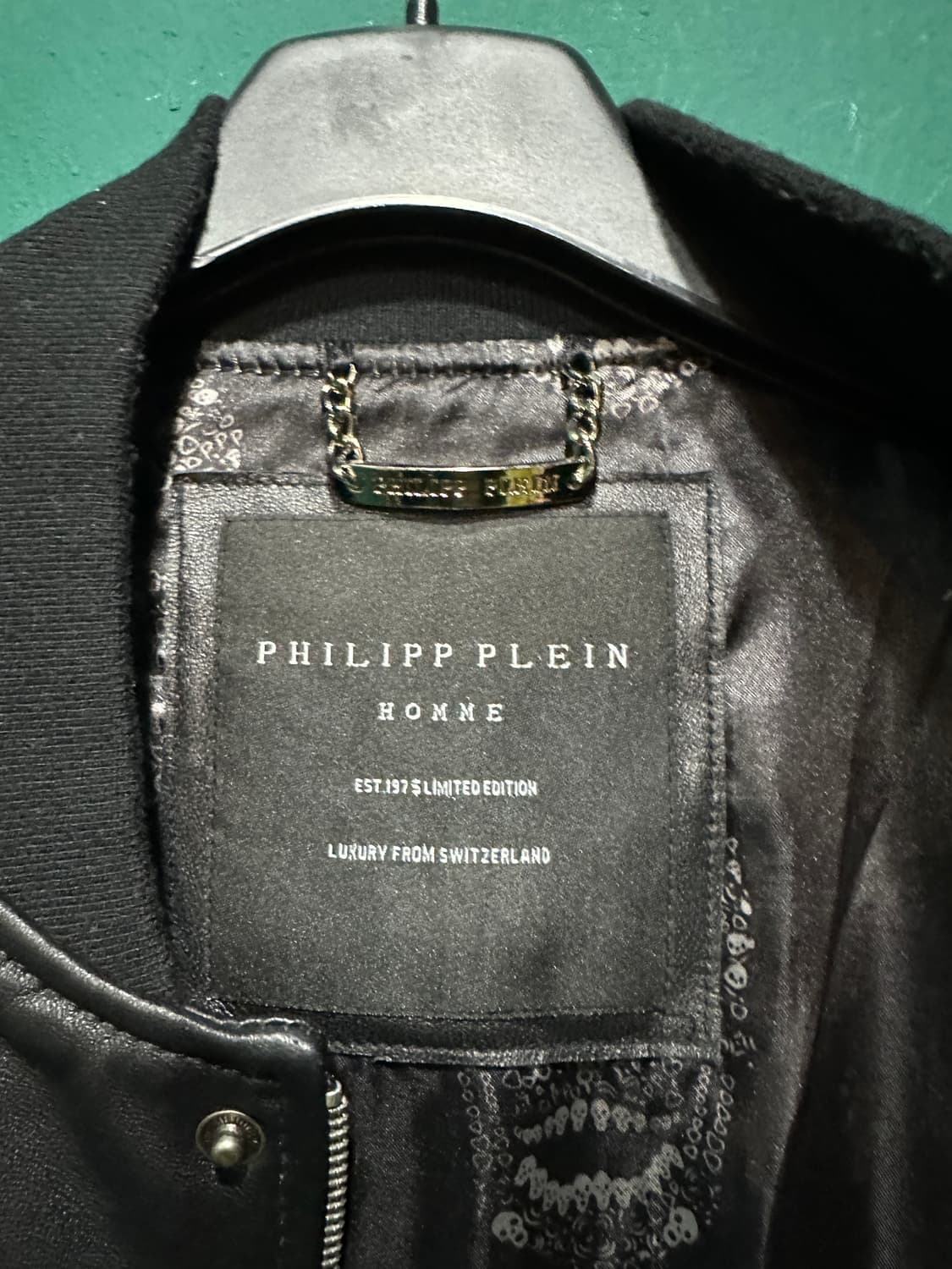 필립플레인 해골 양가죽자켓 100사이즈 상품이미지3