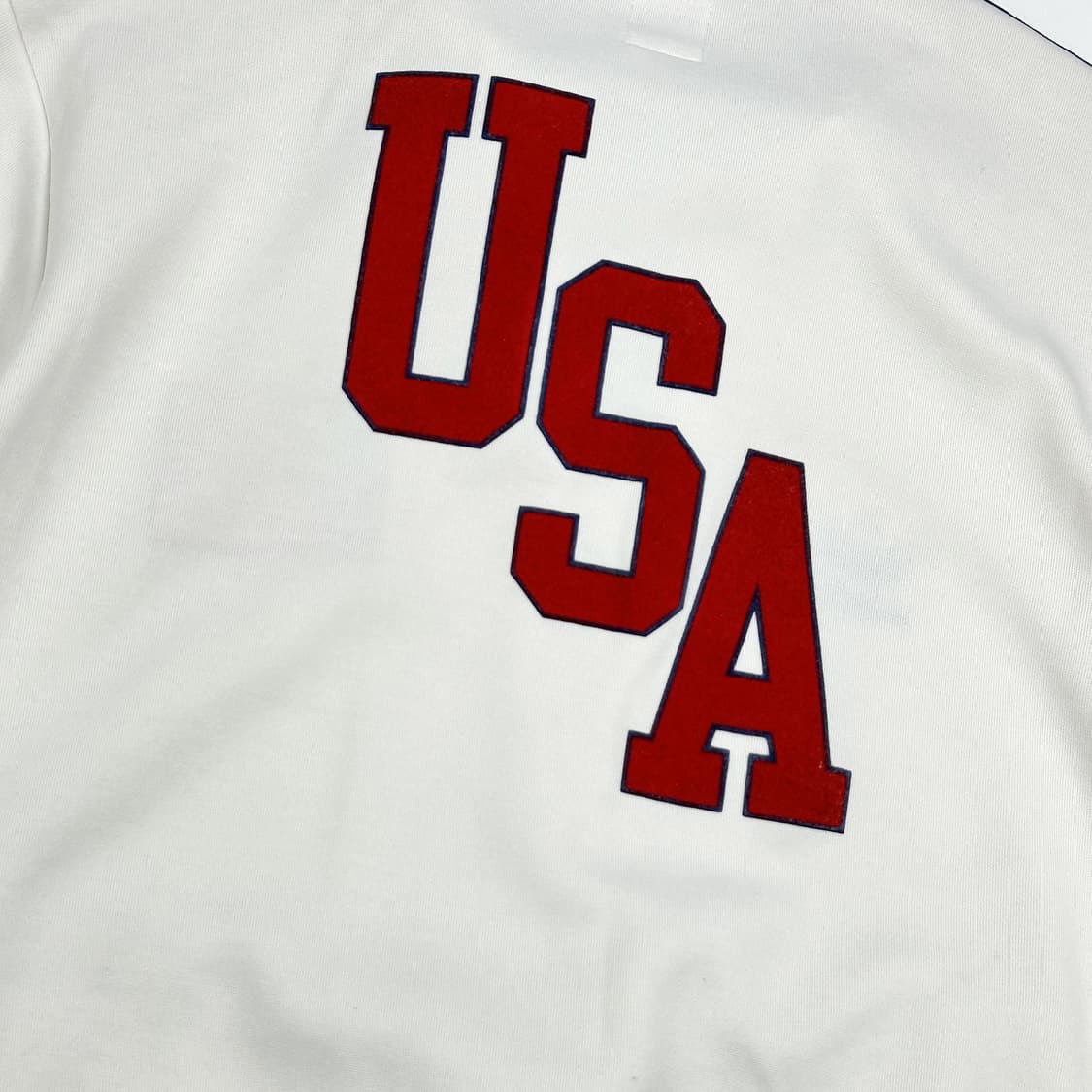 아디다스 구형 USA 미국 성조기 져지 화이트 M 상품이미지5