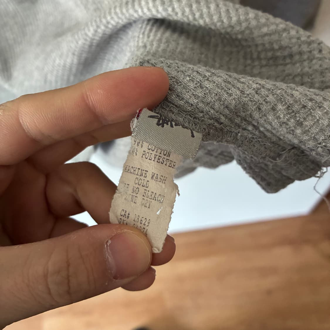 스투시 00s 와플 롱 슬리브 상품이미지4