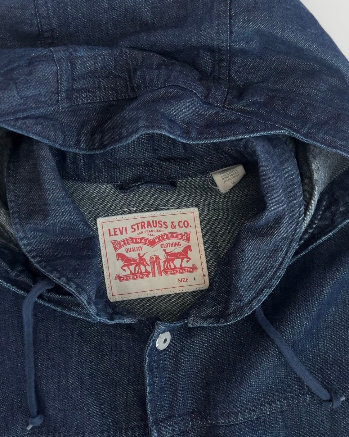 리바이스 데님 후드 자켓 L 상품이미지8