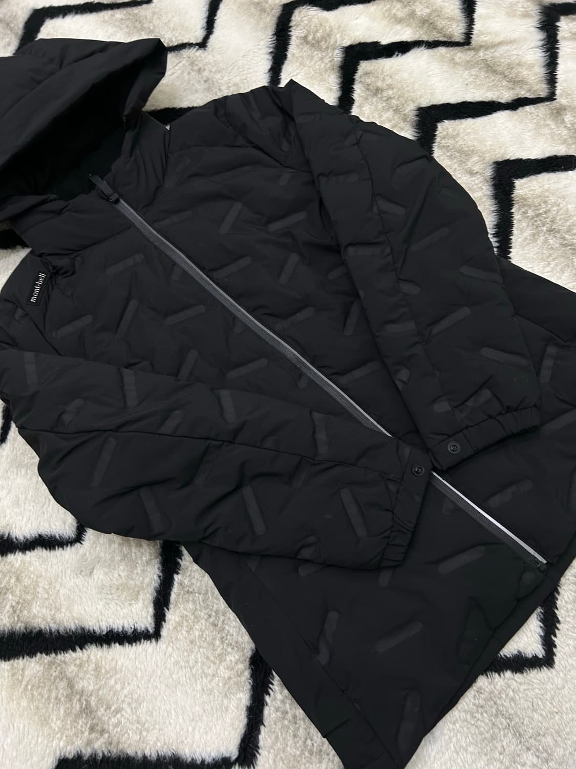 [M]몽벨 튜브테크 중경량 후드 자켓/블랙 상품이미지2