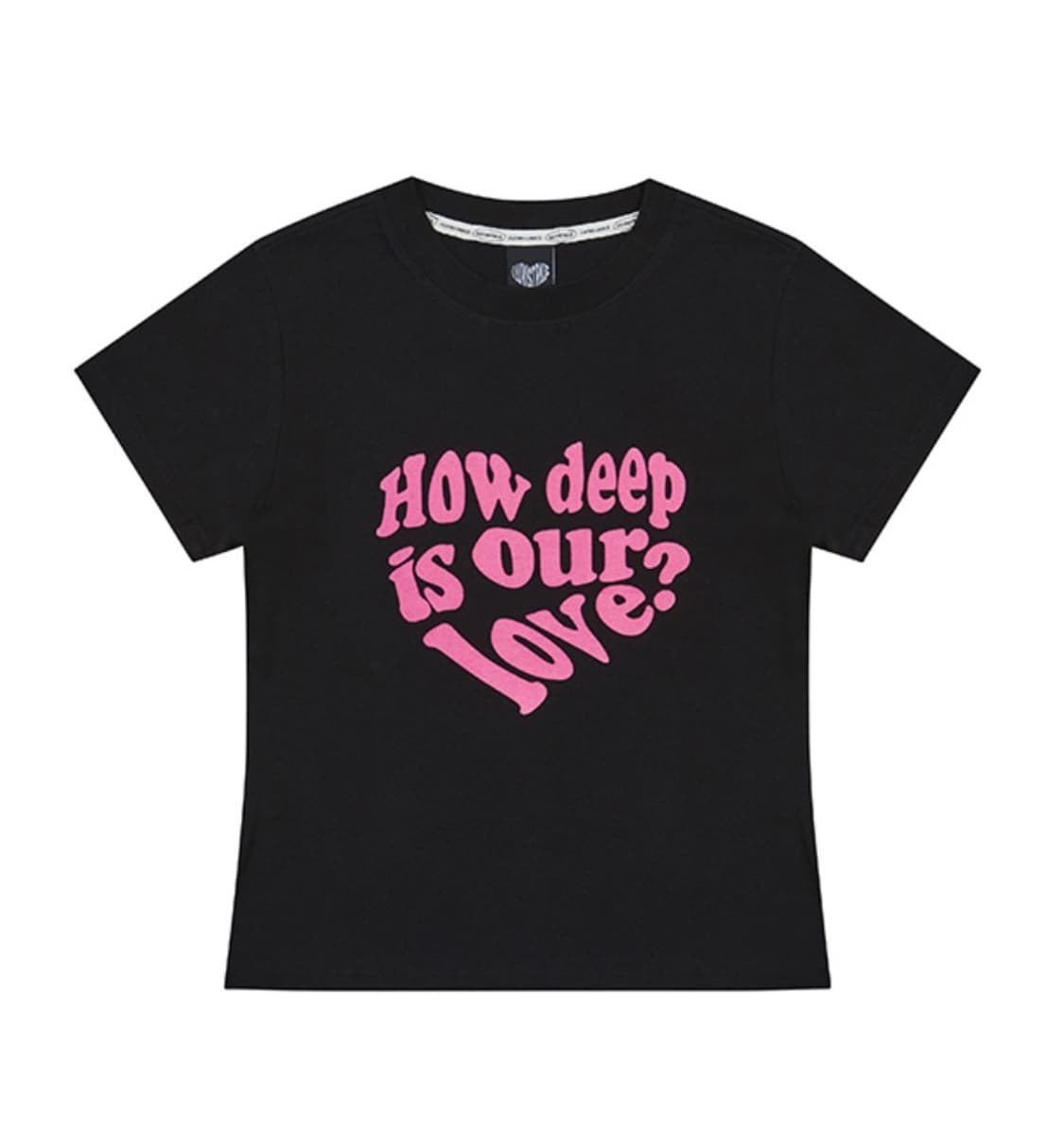 러브이즈트루 PY LUV TEE _ BLACK 상품이미지4