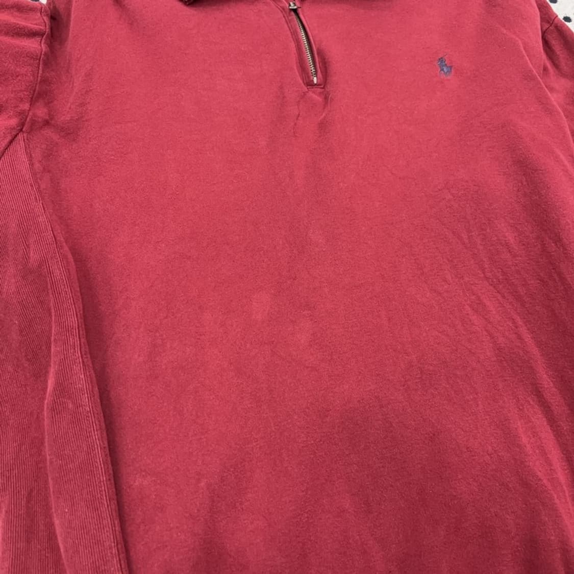 폴로 랄프로렌 골프 버건디 반집업 스웻셔츠 맨투맨 L P00032 상품이미지5