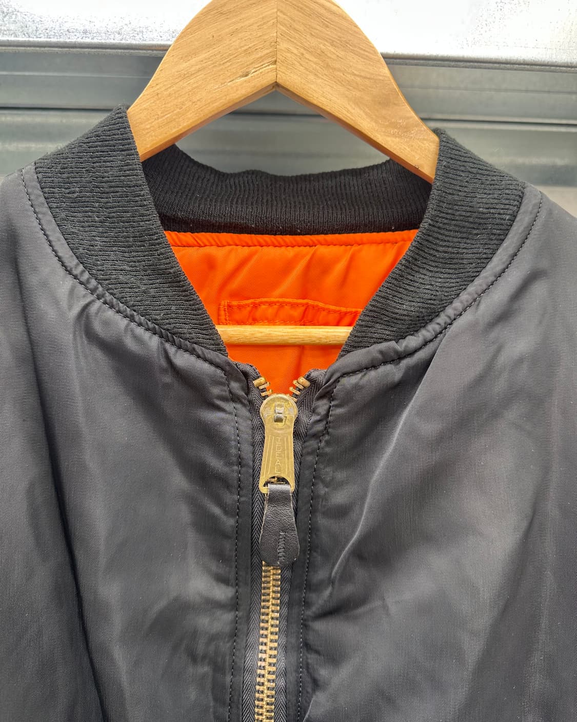 (XL)90'S ALPHA USA 양면 항공점퍼-M1338 상품이미지2