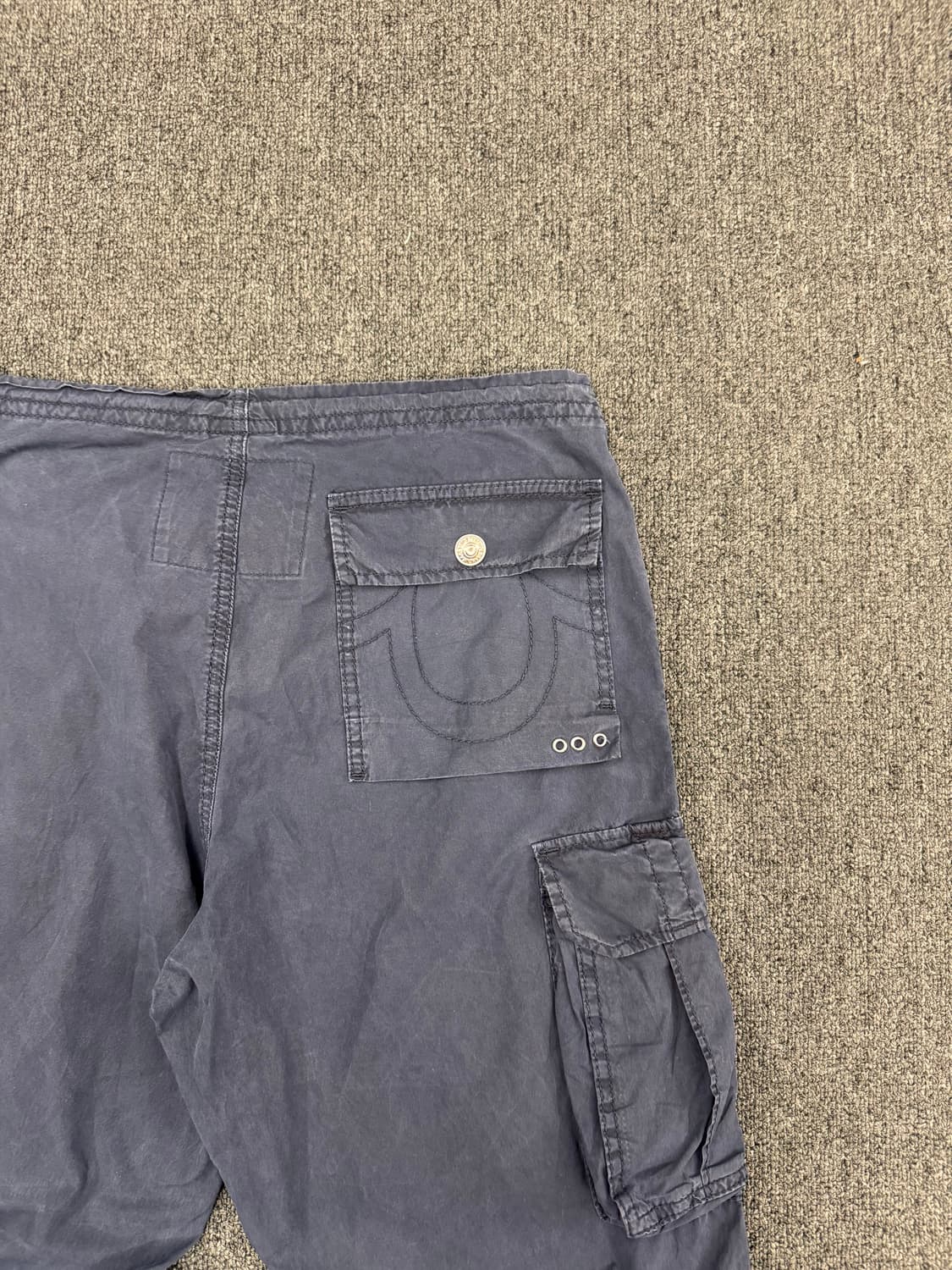 30)트루릴리전 빈티지 네이비 카고 팬츠 상품이미지6