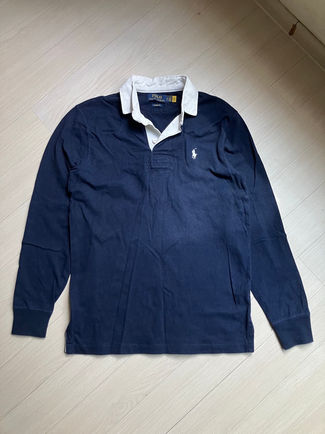Polo Ralph Lauren 네이비 클래식핏 럭비티셔츠 상품이미지1