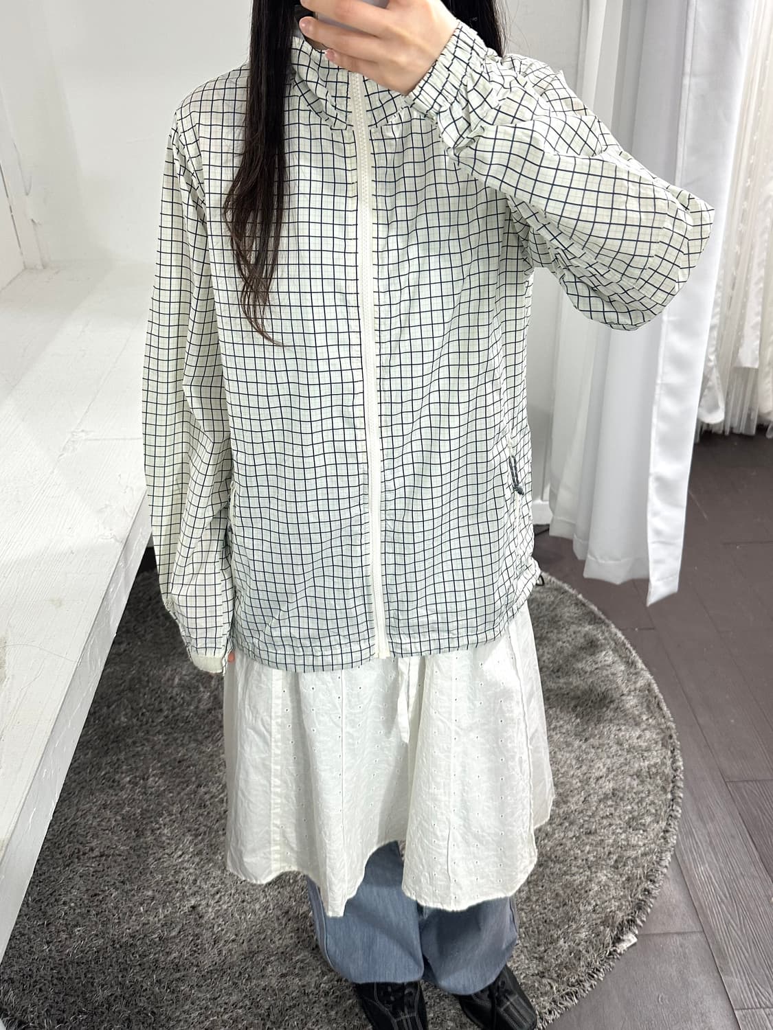 Columbia check jacket 상품이미지4