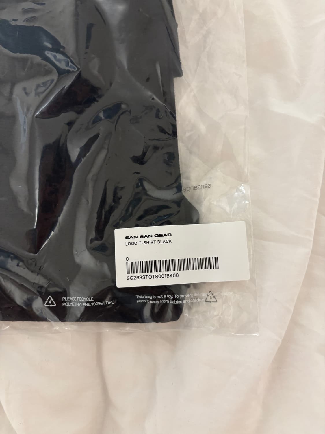 산산기어 로고 블랙 티 0 size 상품이미지2