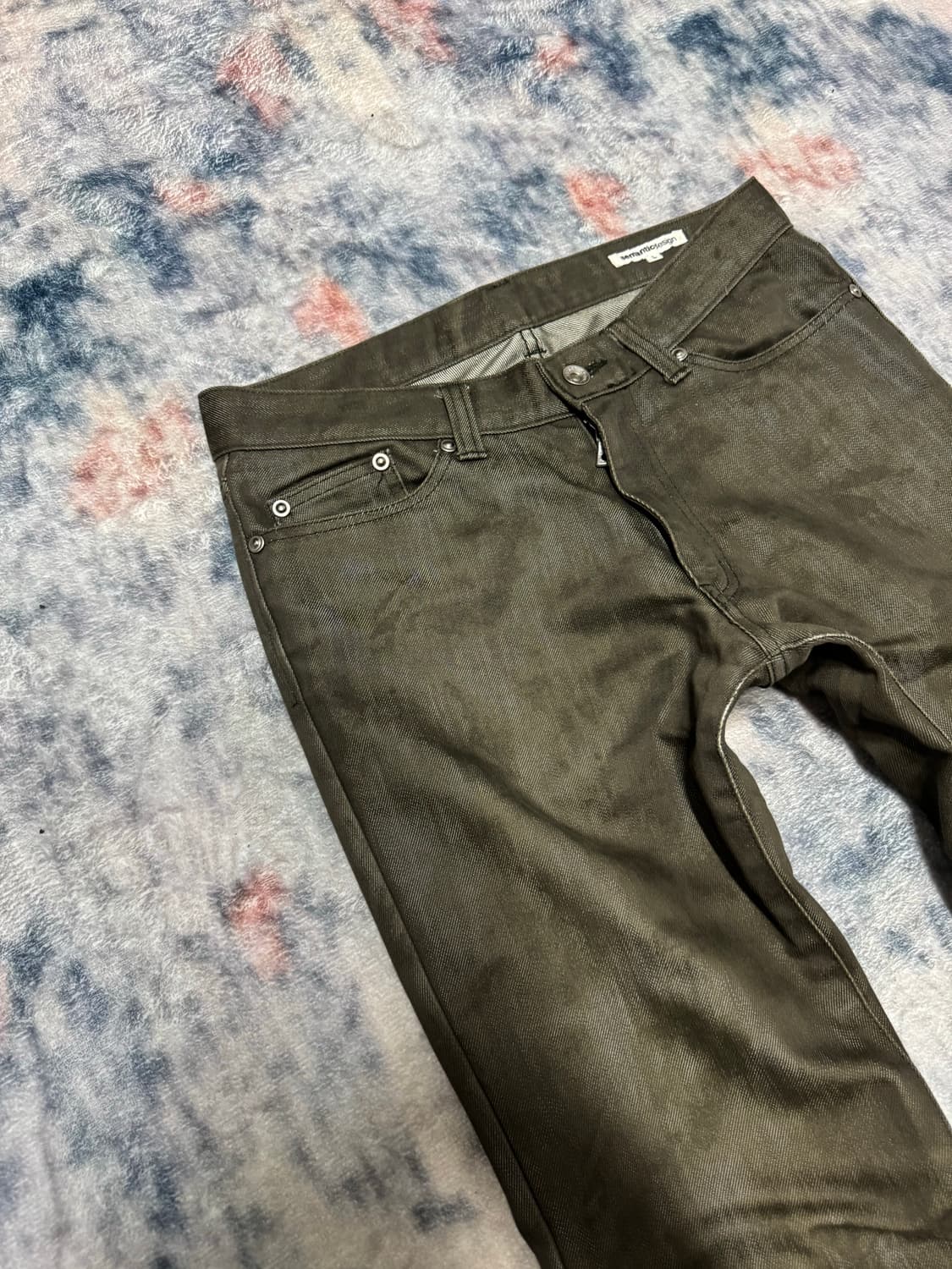 Semantic design 00s khaki boots cut pant 상품이미지3