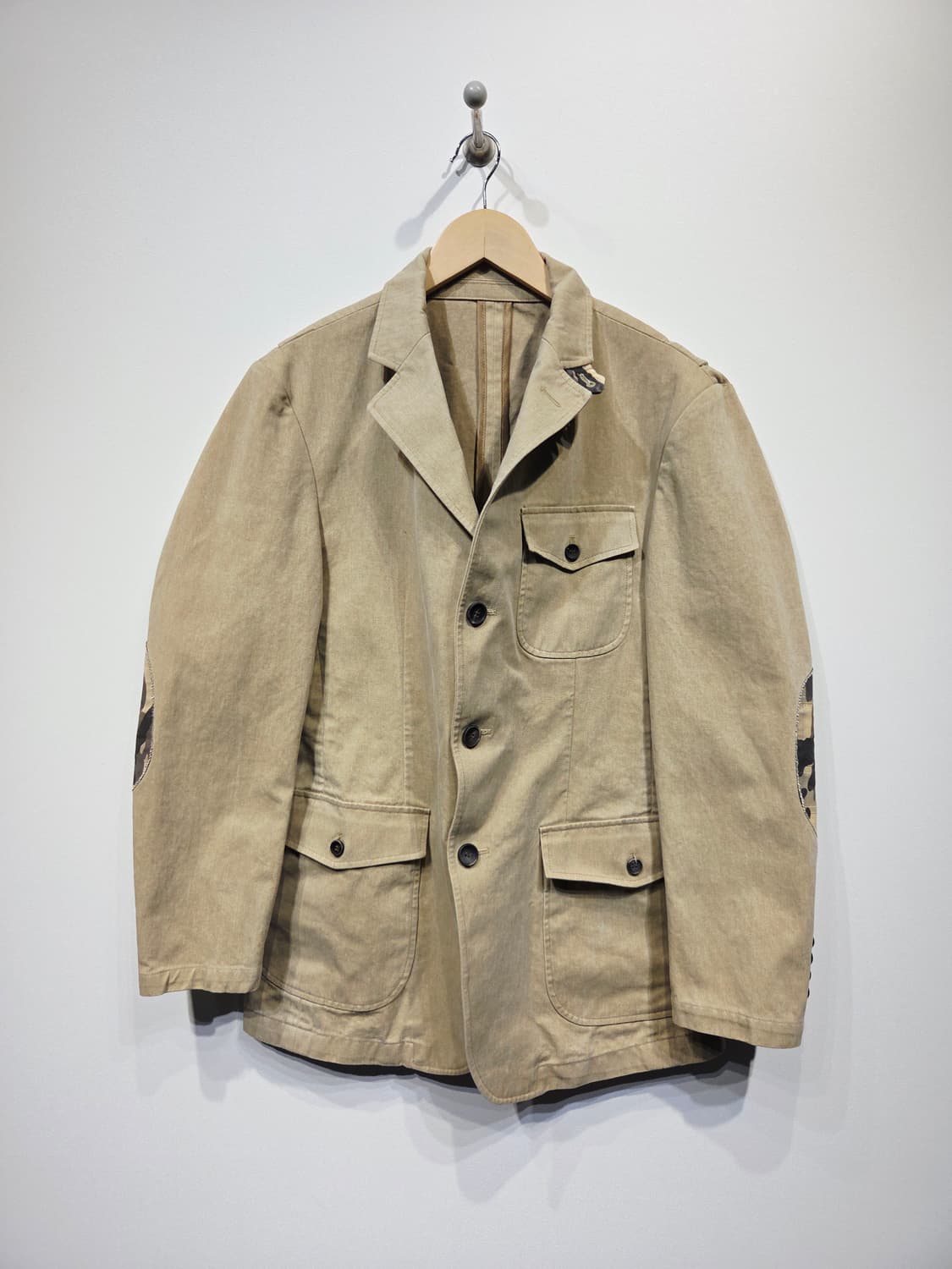 MAERYO 매료 빈티지 워싱 코튼 사파리 자켓 상품이미지2
