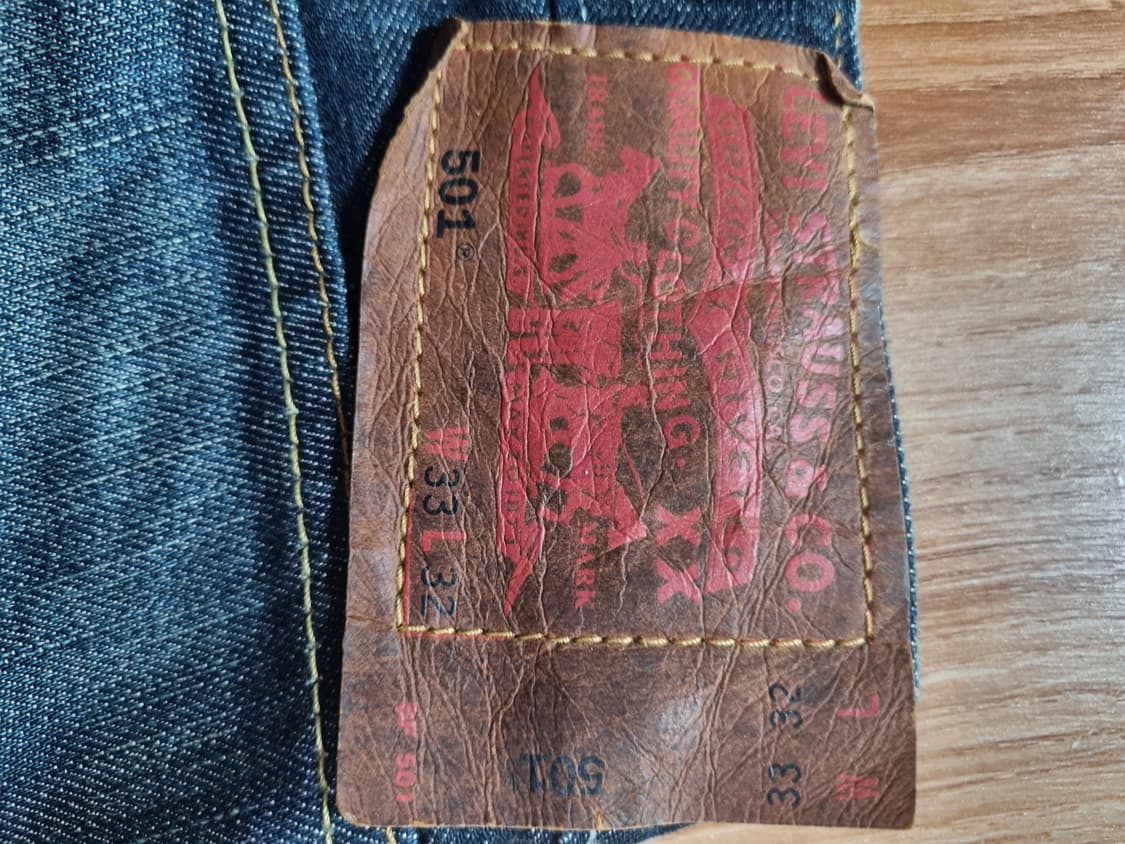 리바이스 501 청바지 W33 L32 상품이미지5