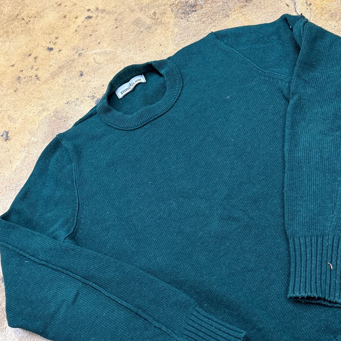 [정품/M] 스톤아일랜드 크루넥 니트 스웨터 b18 상품이미지1
