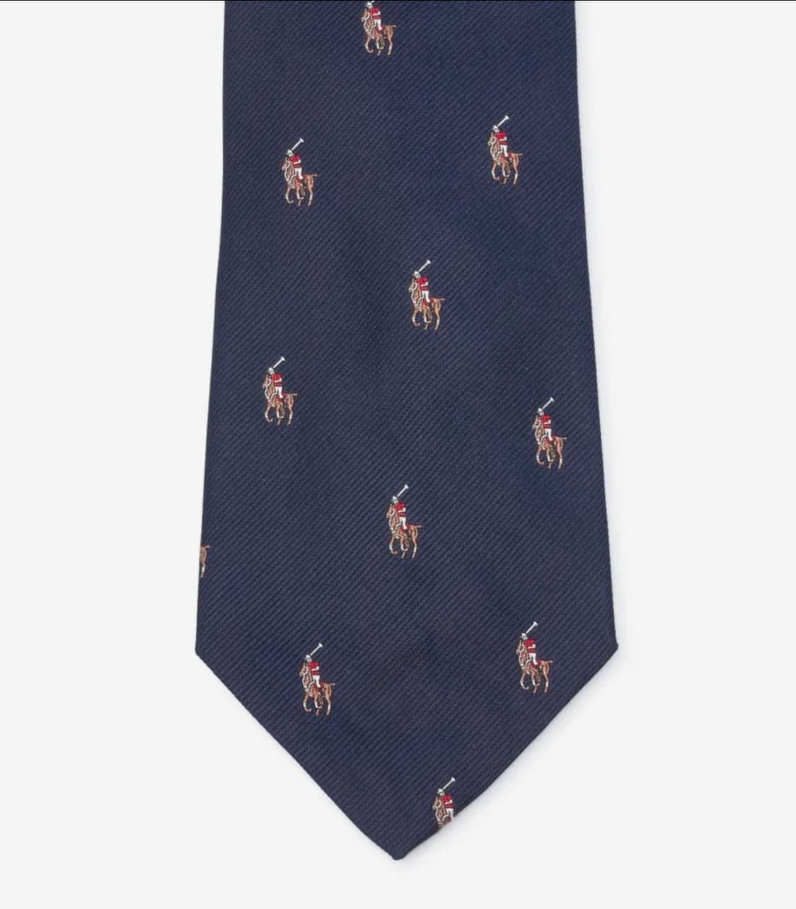 폴로 포니 실크 타이 - 네이비 상품이미지4