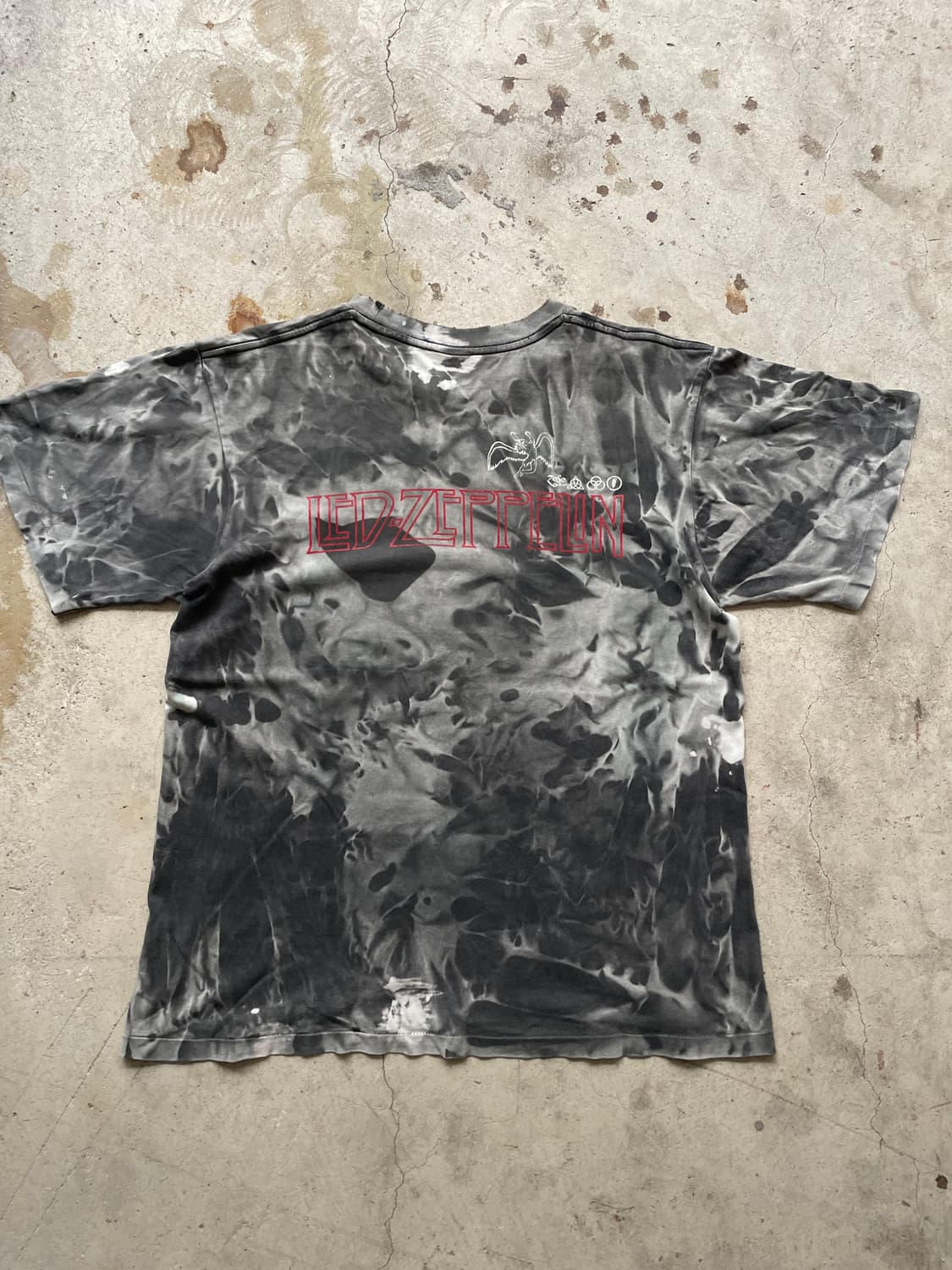 90s Led Zeppelin Tie-die Distressed Tee 상품이미지7