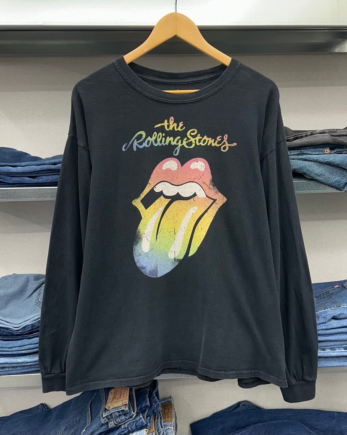 (WOMEN)롤링스톤 빈티지 긴팔-M1837 상품이미지2