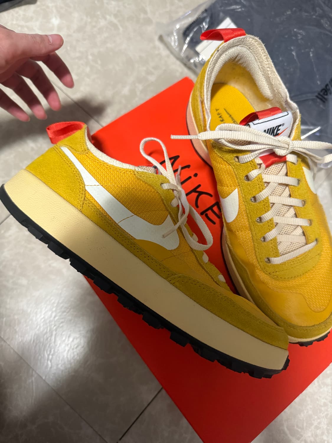 270사이즈 나이키 톰삭스 제너럴 퍼포즈 슈 아카이브 옐로우 상품이미지2