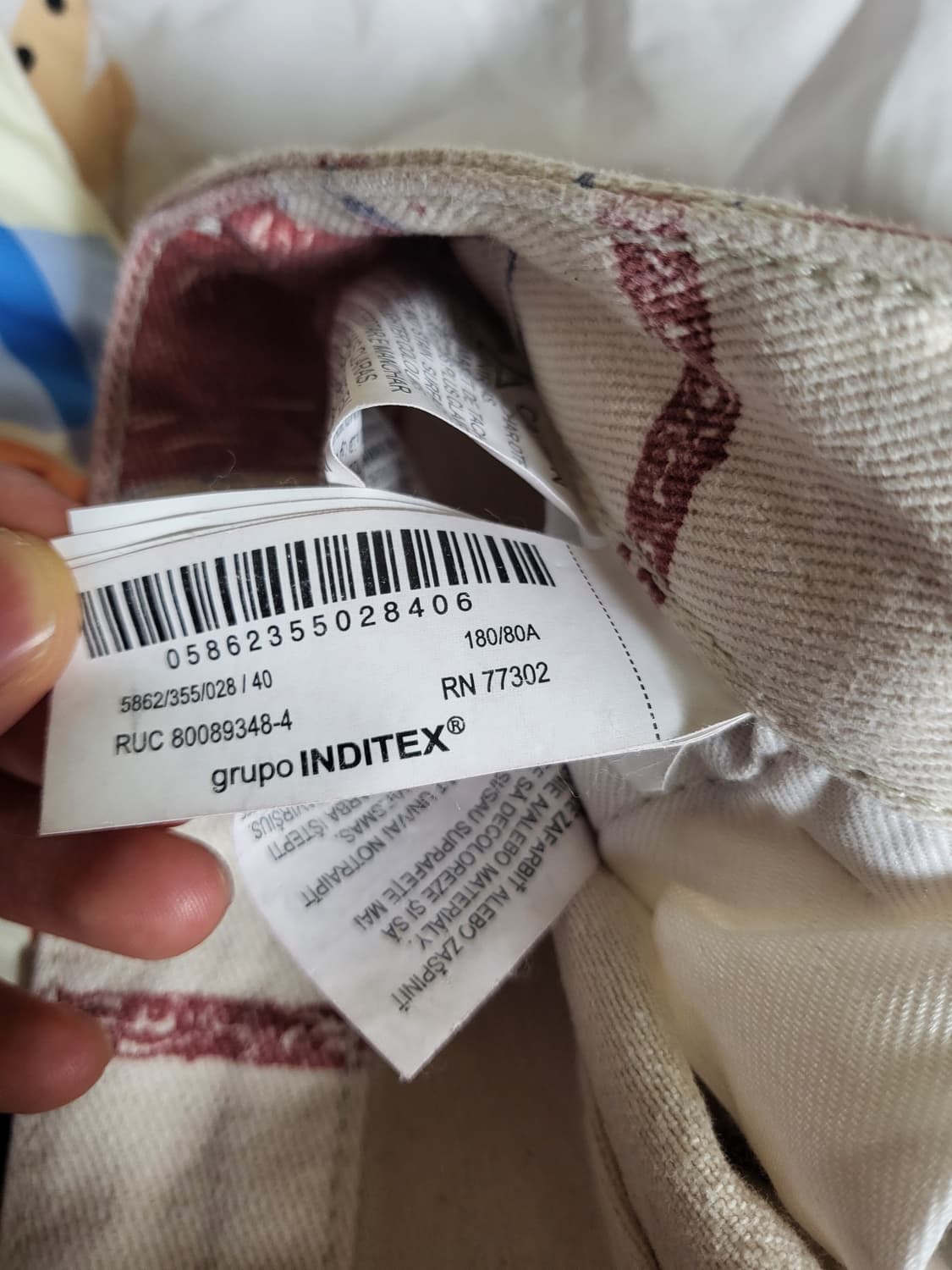 자라 zara 코믹 프린트 프린팅 카펜터 와이드 팬츠 EU40 상품이미지8