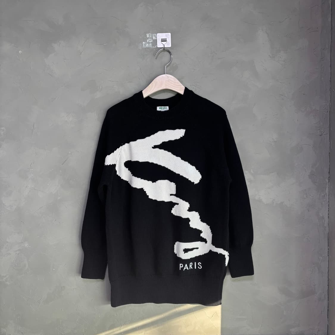 겐조 페인팅 로고 라운드 니트 상품이미지1