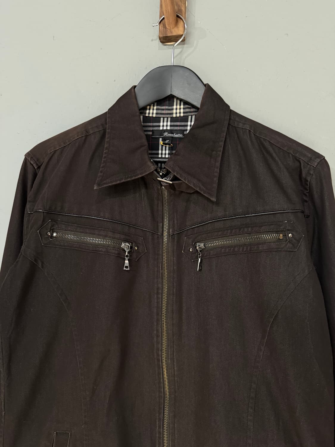 neck buckle zipper pocket jacket 상품이미지6