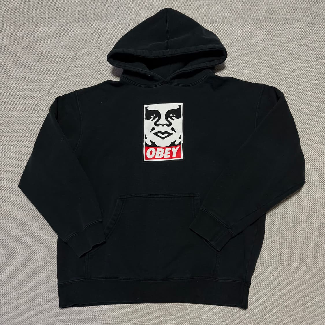 오베이 OBEY 빅로고 후드티 상품이미지1