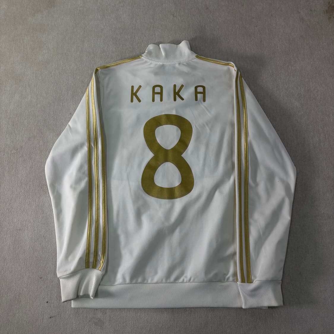100 아디다스 카카 레알마드리드 8번 화이트 골드 져지 상품이미지2