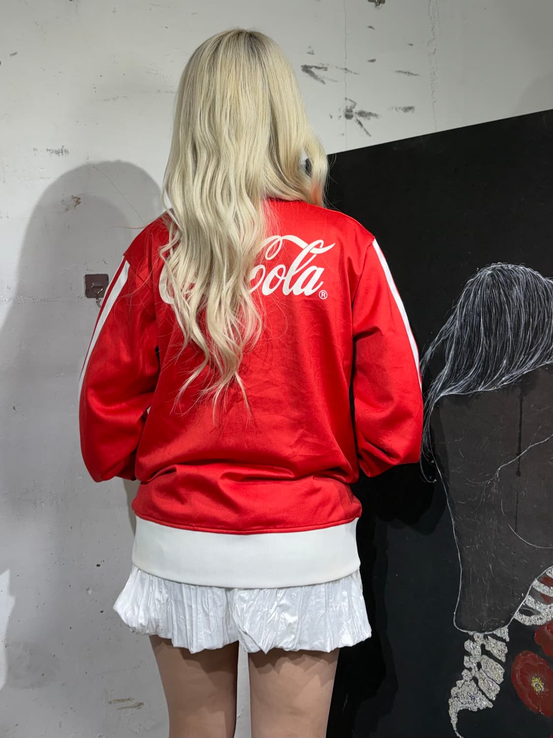 코카콜라 갸루 집업 져지  상품이미지6