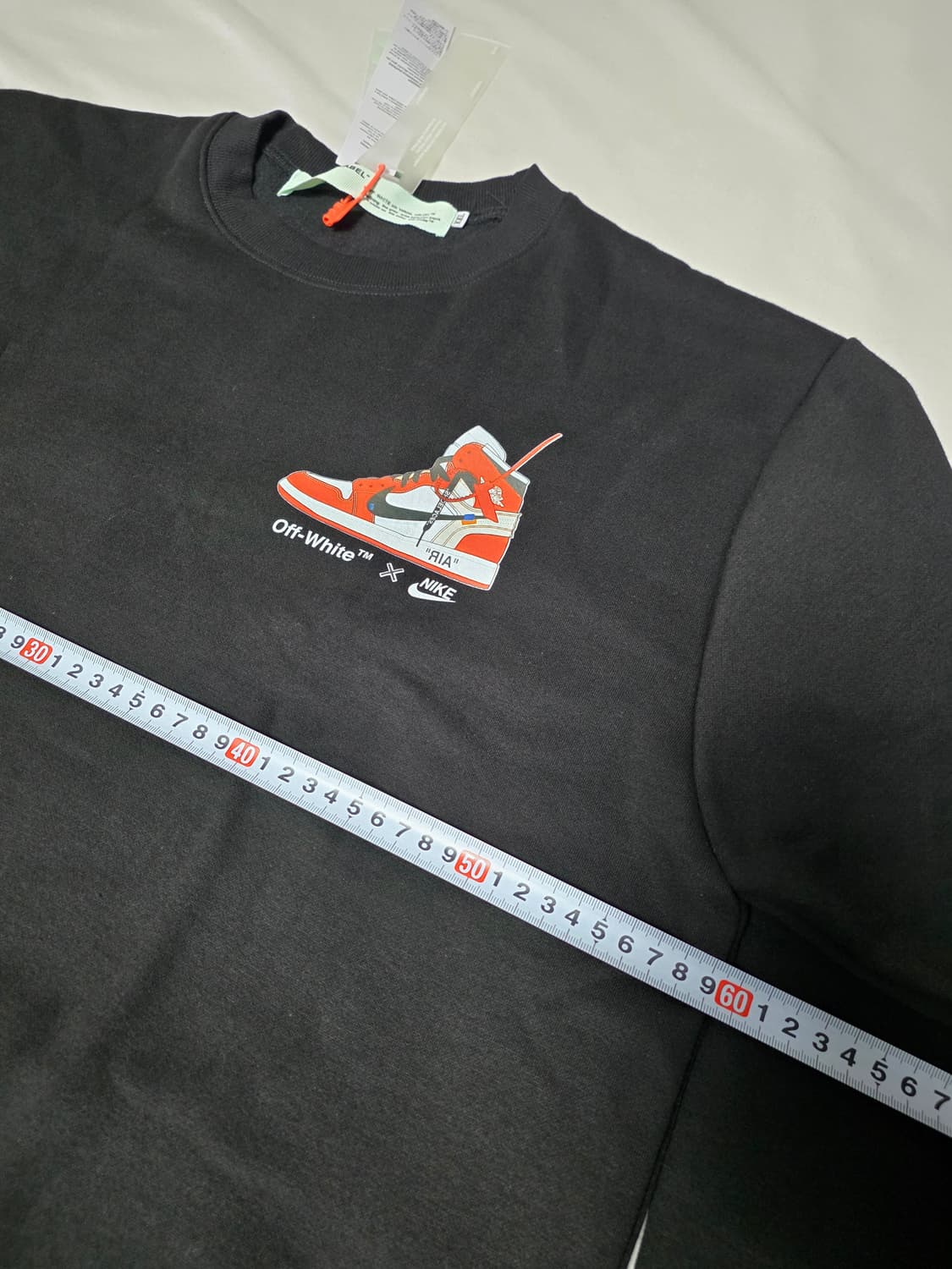 (새제품) 나이키 오프화이트 맨투맨 XXL (가단 60cm) 상품이미지4