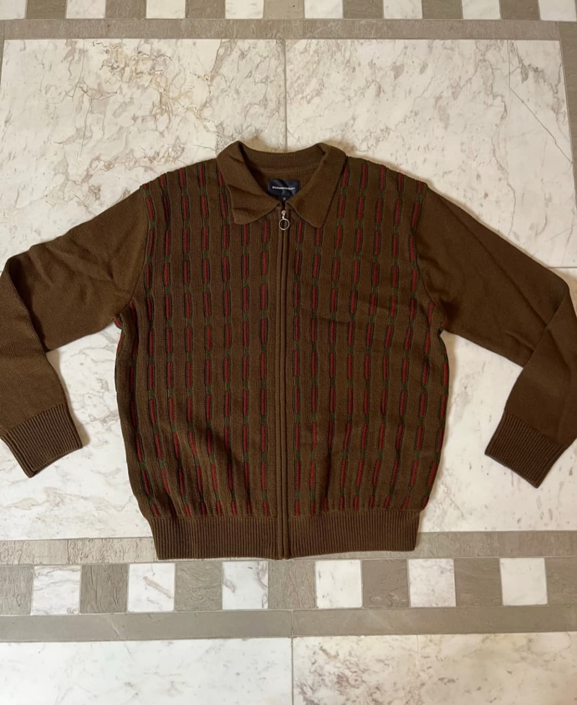 디스이즈네버댓 니트집업 상품이미지1