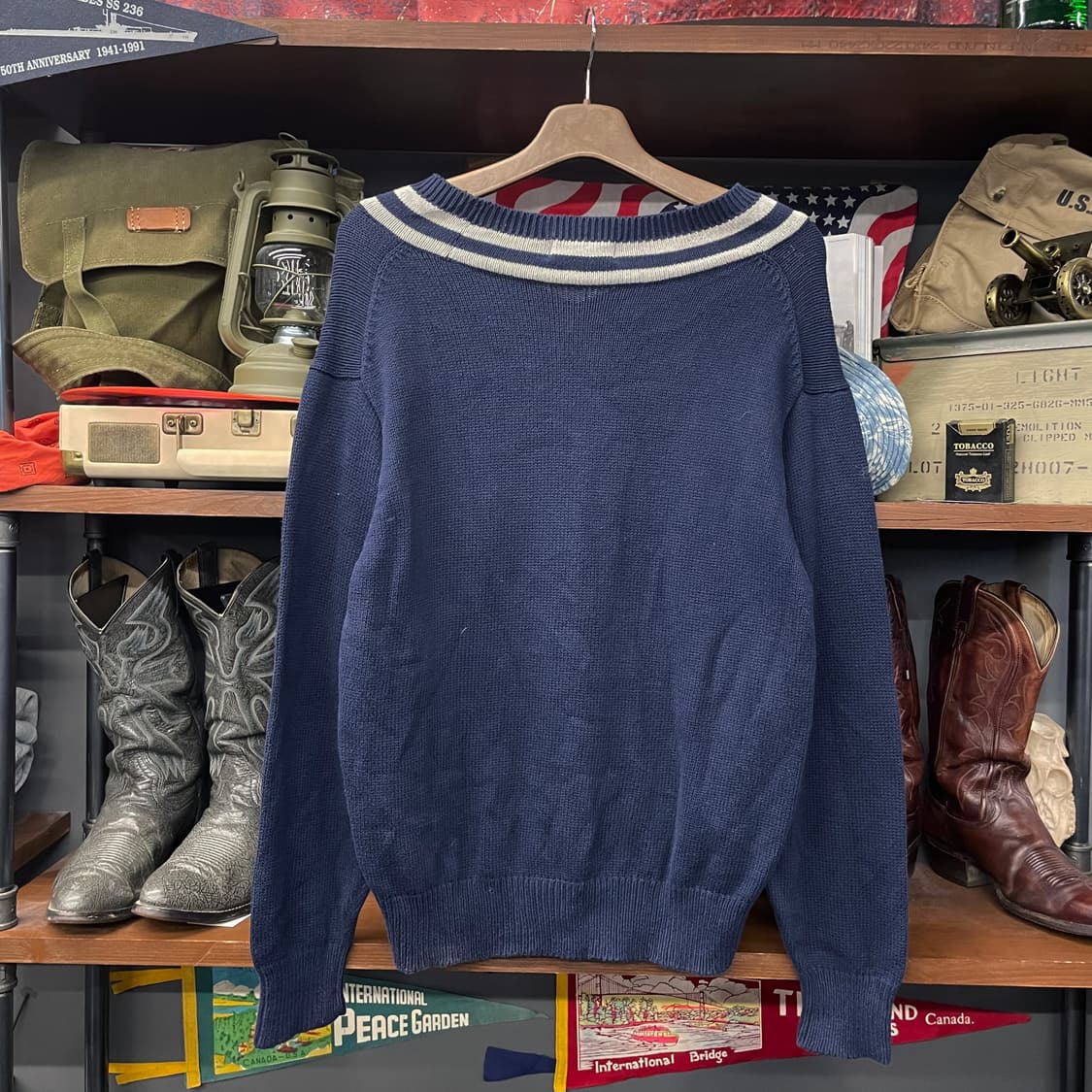 90s 챕스 랄프로렌 브이넥 RL패치 니트 스웨터 N27 상품이미지2