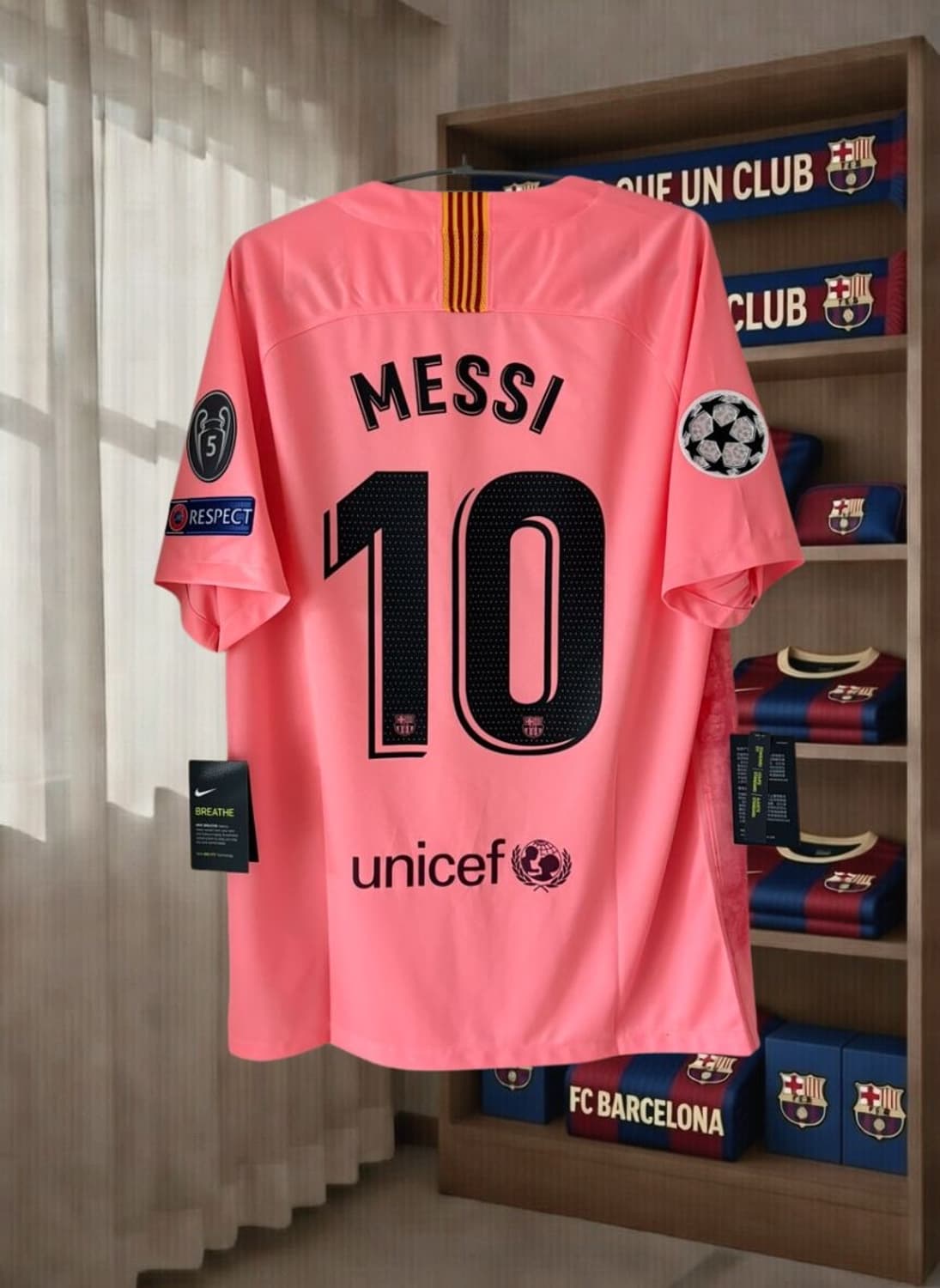 18-19 바르셀로나 써드 메시 유니폼 정품 새제품 상품이미지1