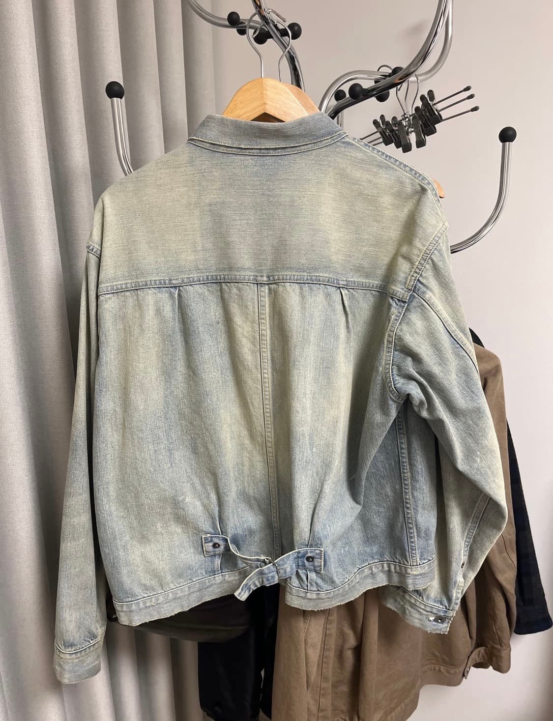 아프레쎄 25ss 청자켓 bleached 48 상품이미지2