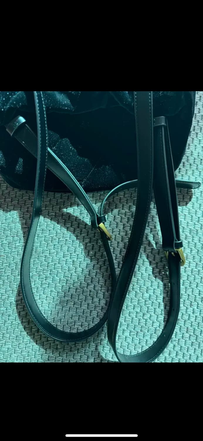 시엔느 벨벳 백팩 nouvelle velvet bag_black 상품이미지9