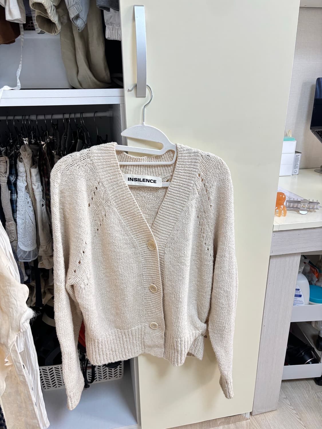 인사일런스 크로셰 가디건 S 상품이미지1