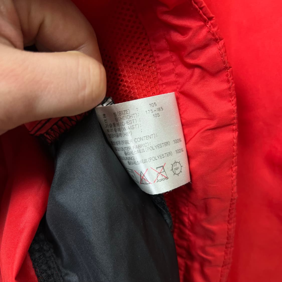 00s NIKE 나이키 ACG 레드블랙 후드 바람막이 상품이미지6