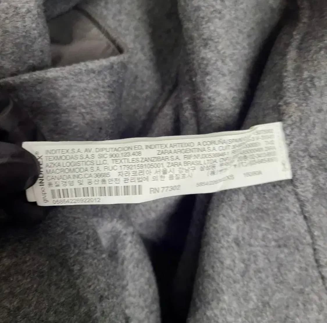 자라 베이직 울 후드 코트 상품이미지4