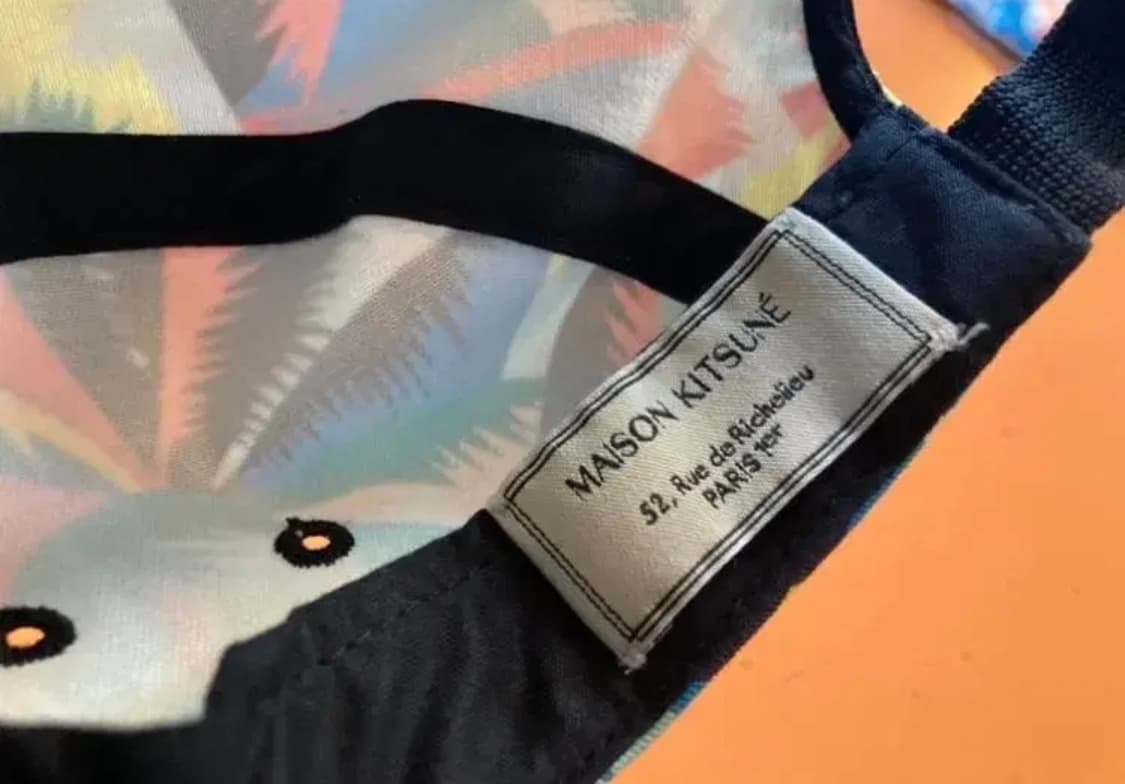 메종키츠네 maison kitsune 모자, 토트백(미사용) 상품이미지7