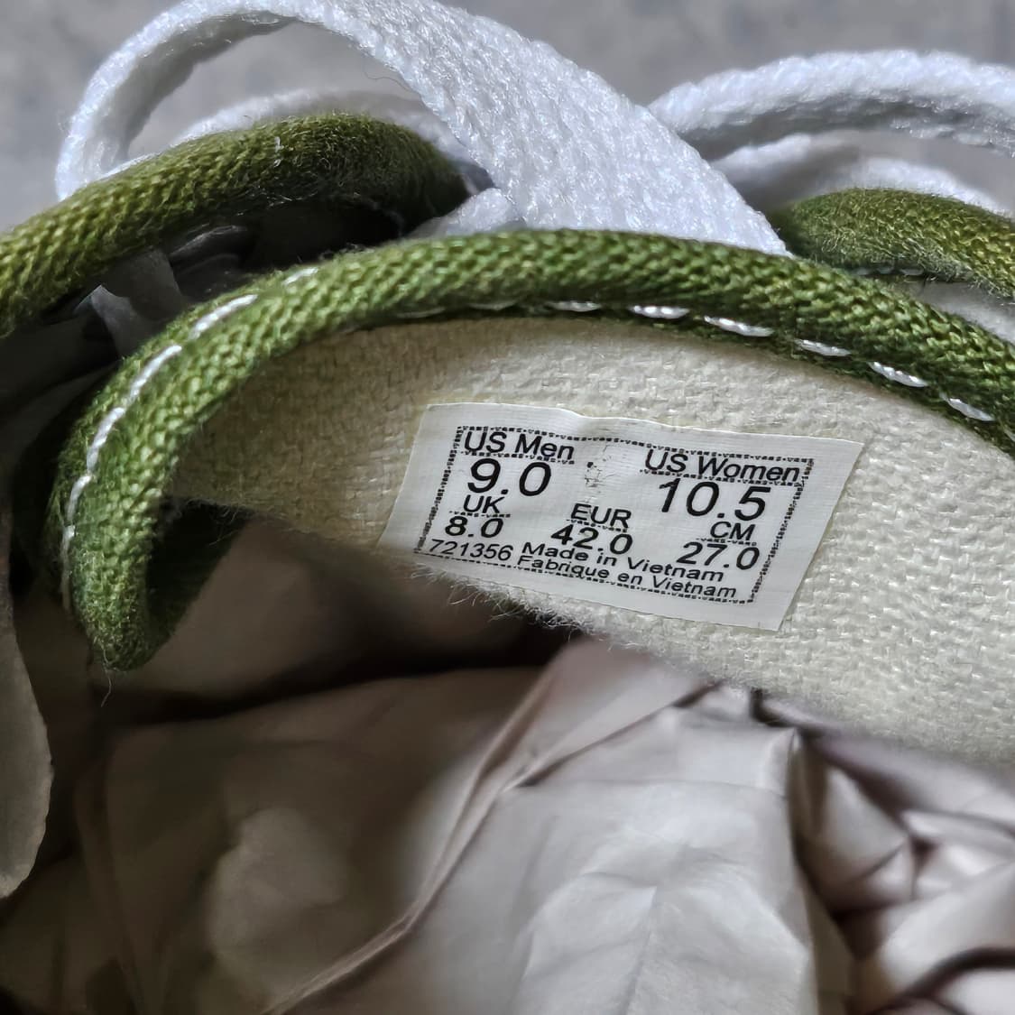 [270] 반스 Vans 어센틱 올리브 카키 상품이미지6