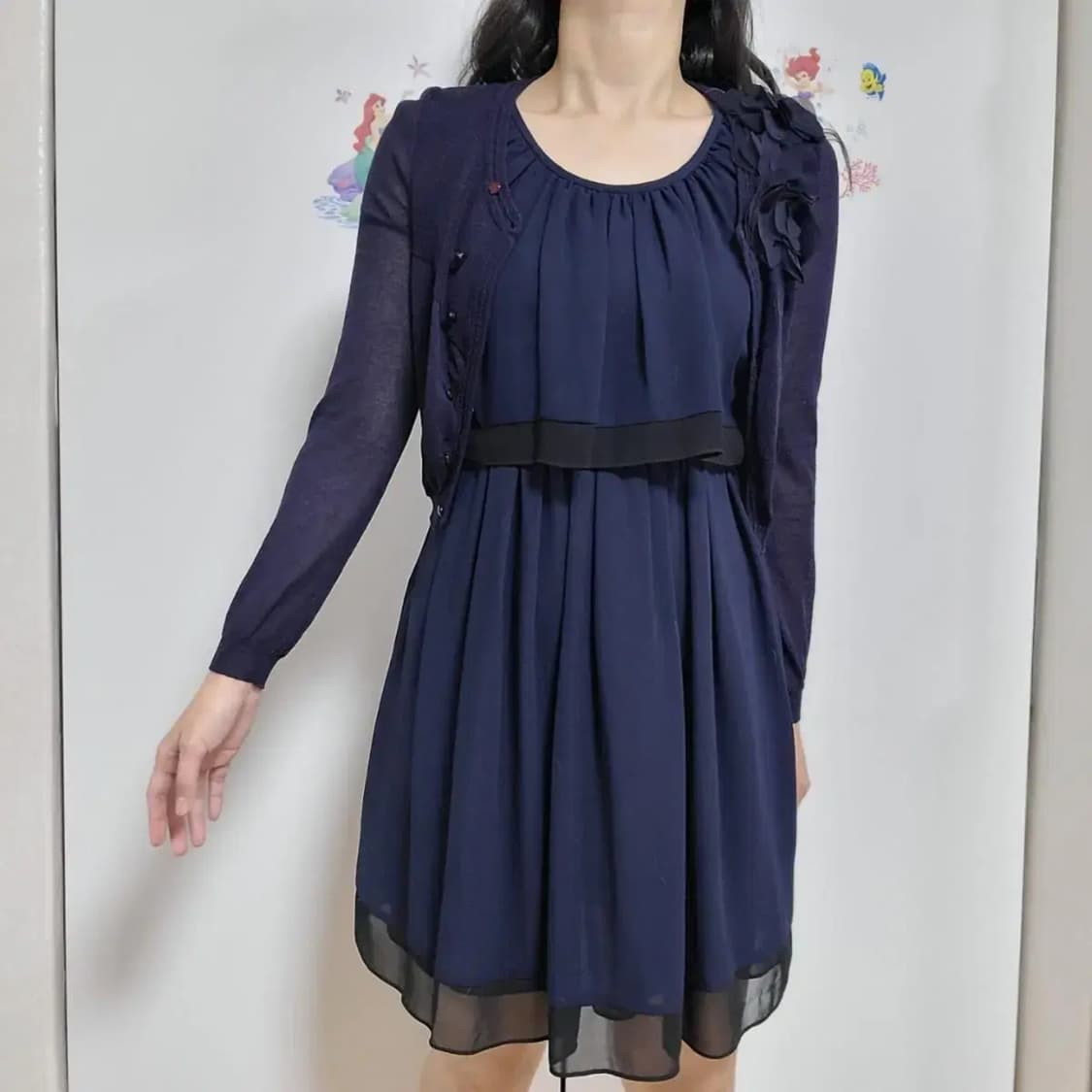 온앤온 가디건&민소매 원피스 세트 상품이미지2