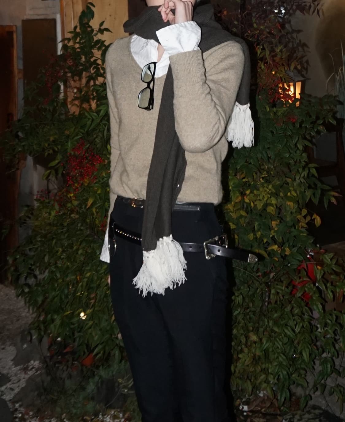 주카 v넥 울 니트 상품이미지1