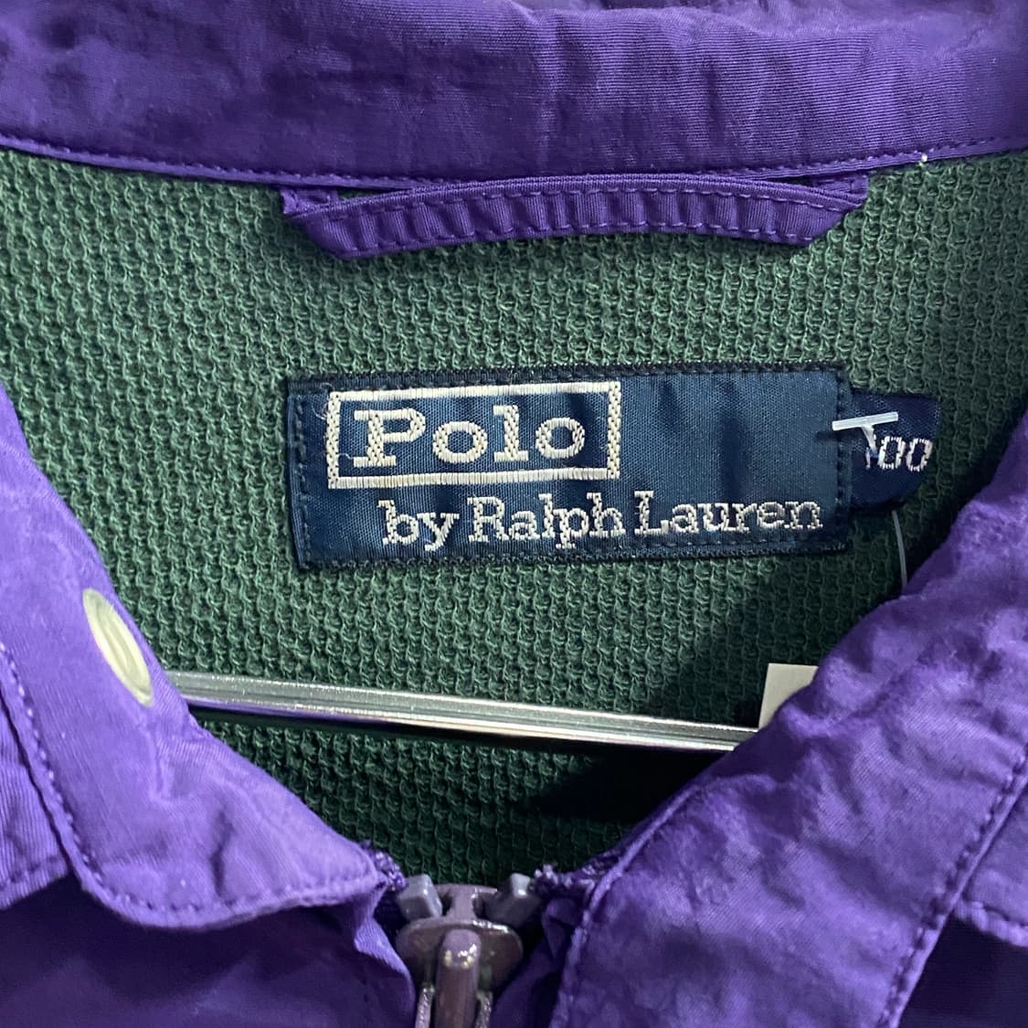 폴로 90s 나일론 퍼플 스윙톱 자켓 B3111 상품이미지4