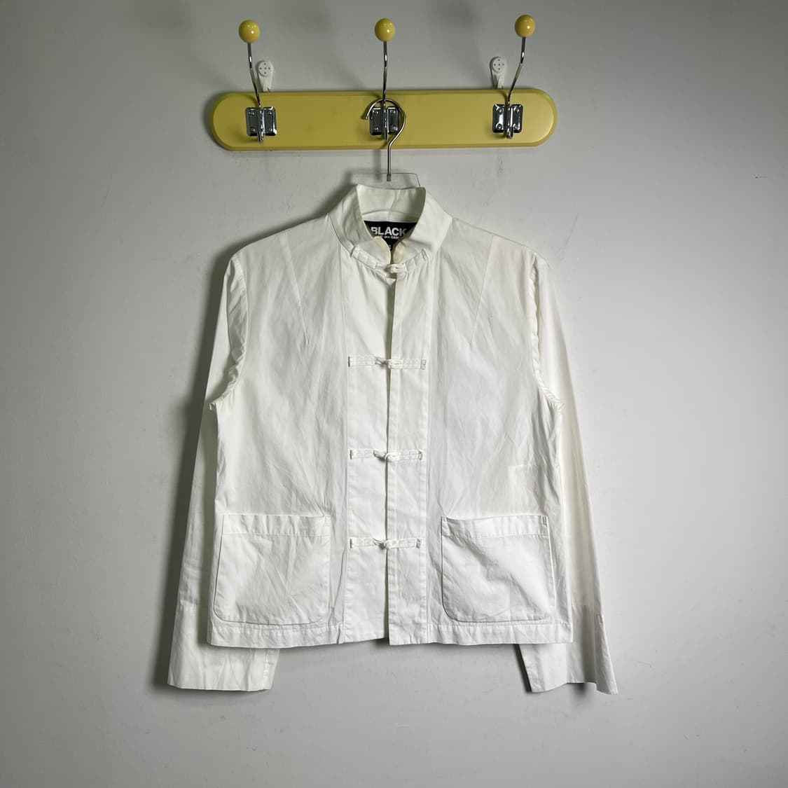 16ss 꼼데가르송 블랙 코튼 브로드 차이나 셔츠 S 상품이미지2