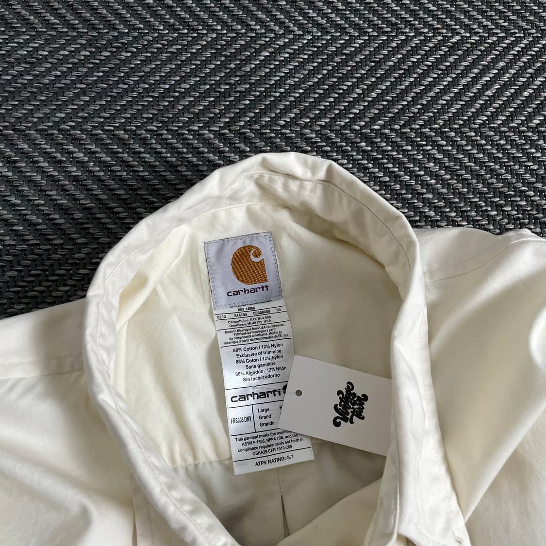 칼하트 크롭 리메이크 투웨이 셔츠 자켓o 2994 상품이미지4